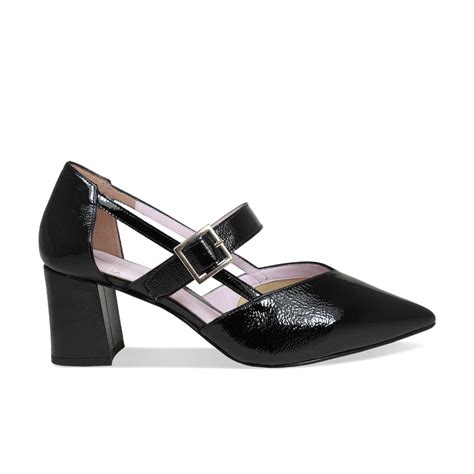 Chloe: Black Patent – Smart Patent Pumps for Bunions 